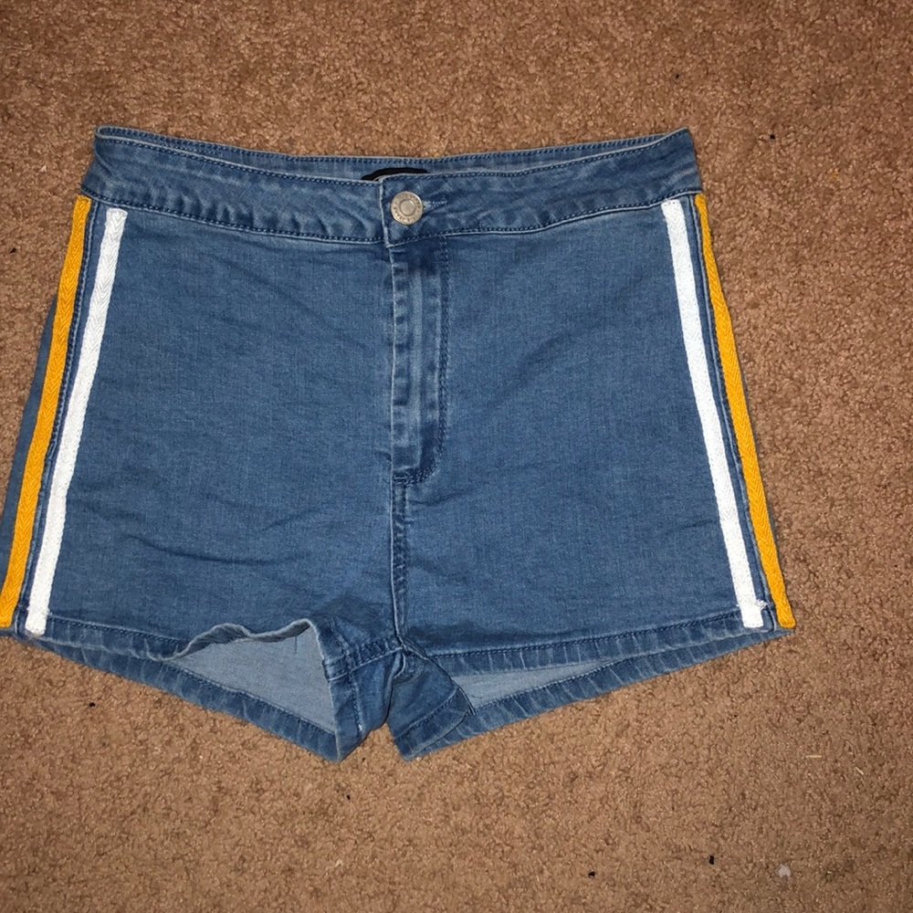 Accented Jean Shorts